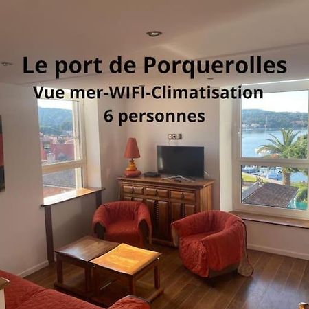 Ile De Porquerolles : T3 Climatise Vue Mer Exteriör bild